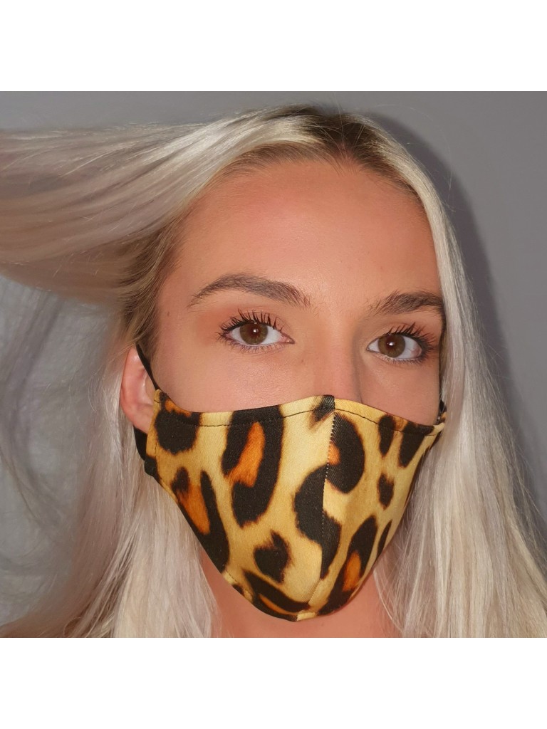 Masca fashion, Laura Olteanu, leopard