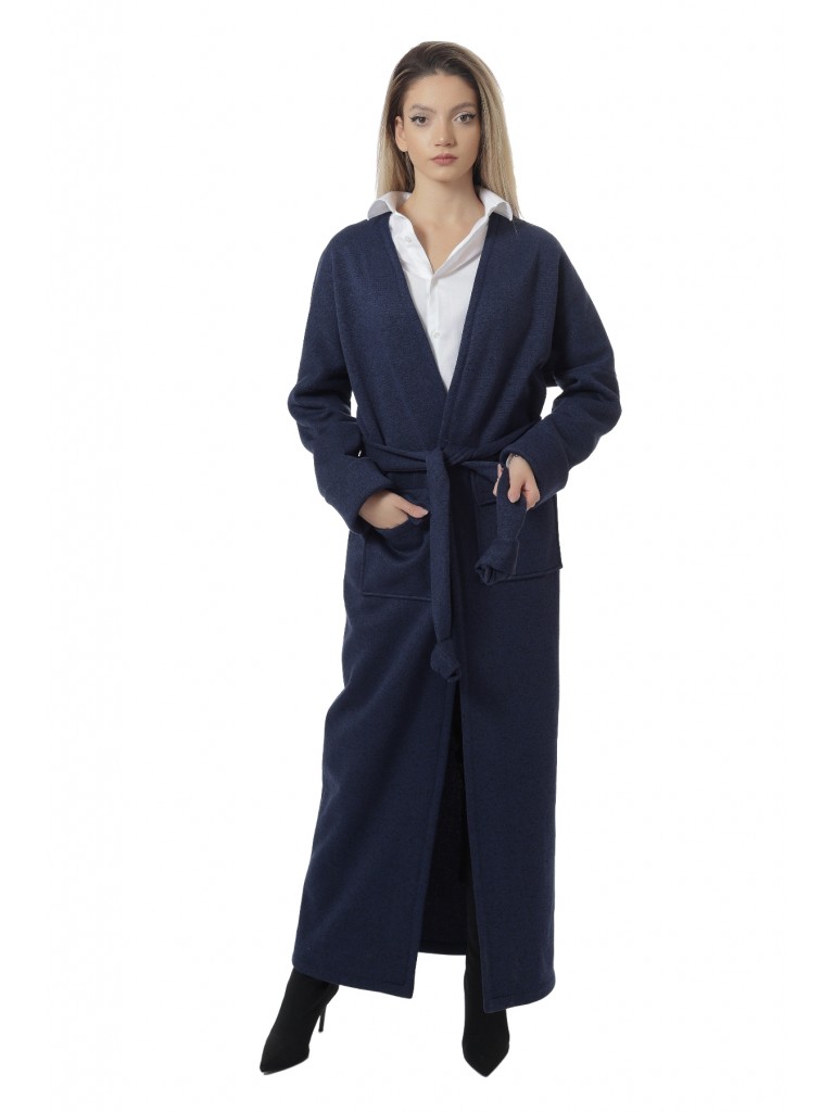 Cardigan Artic Fleece, Laura Olteanu, navy