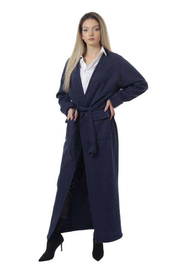 Cardigan Artic Fleece, Laura Olteanu, navy