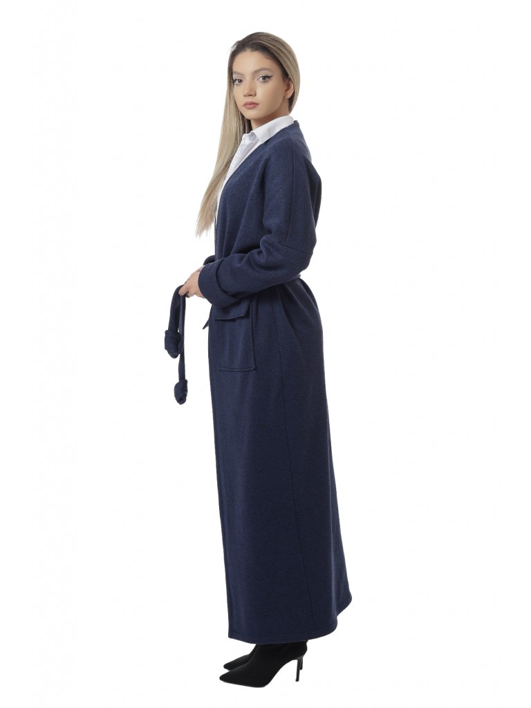 Cardigan Artic Fleece, Laura Olteanu, navy